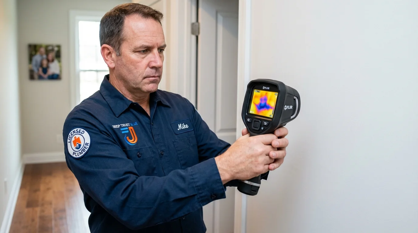 Thermal imaging leak detection by Johns Plumbing LLC in Occoquan